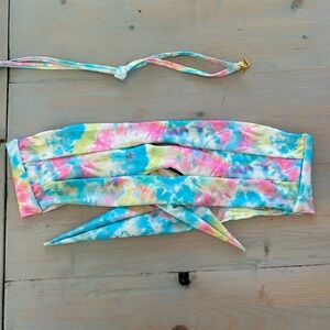 Tie dye PILYQ bikini top